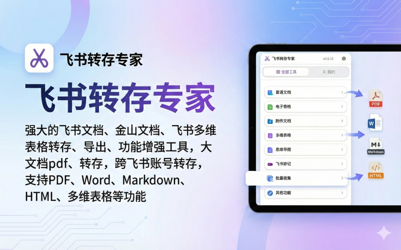 飞书转存专家 chrome谷歌浏览器插件_扩展第4张截图