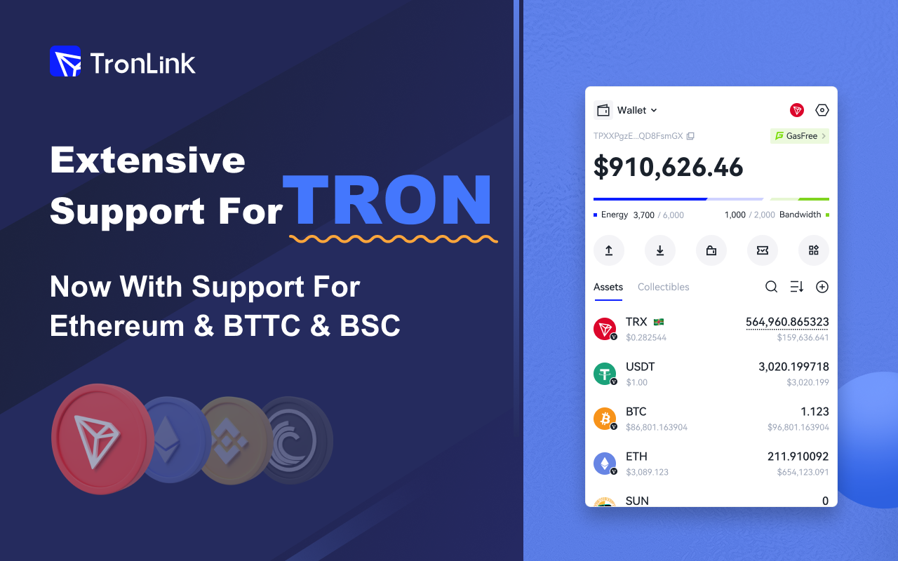 TronLink chrome谷歌浏览器插件_扩展第1张截图