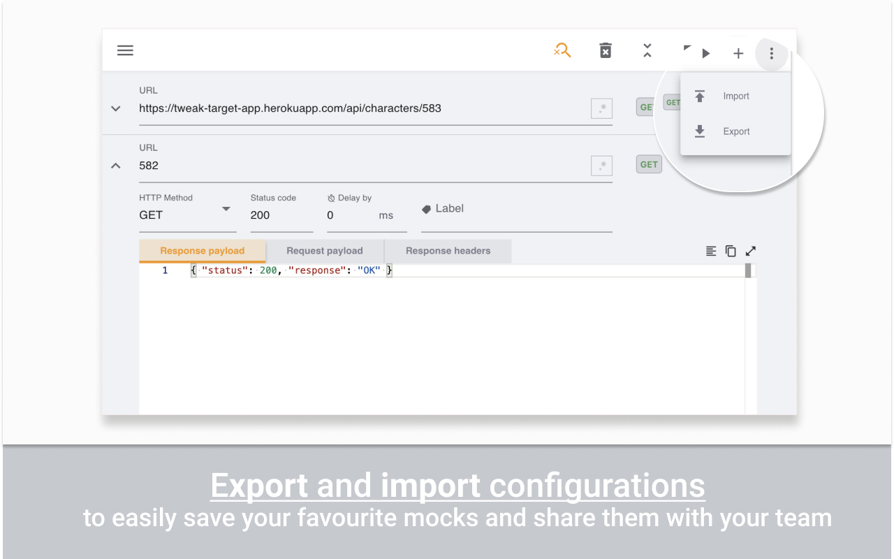 tweak: mock and modify HTTP requests chrome谷歌浏览器插件_扩展第1张截图