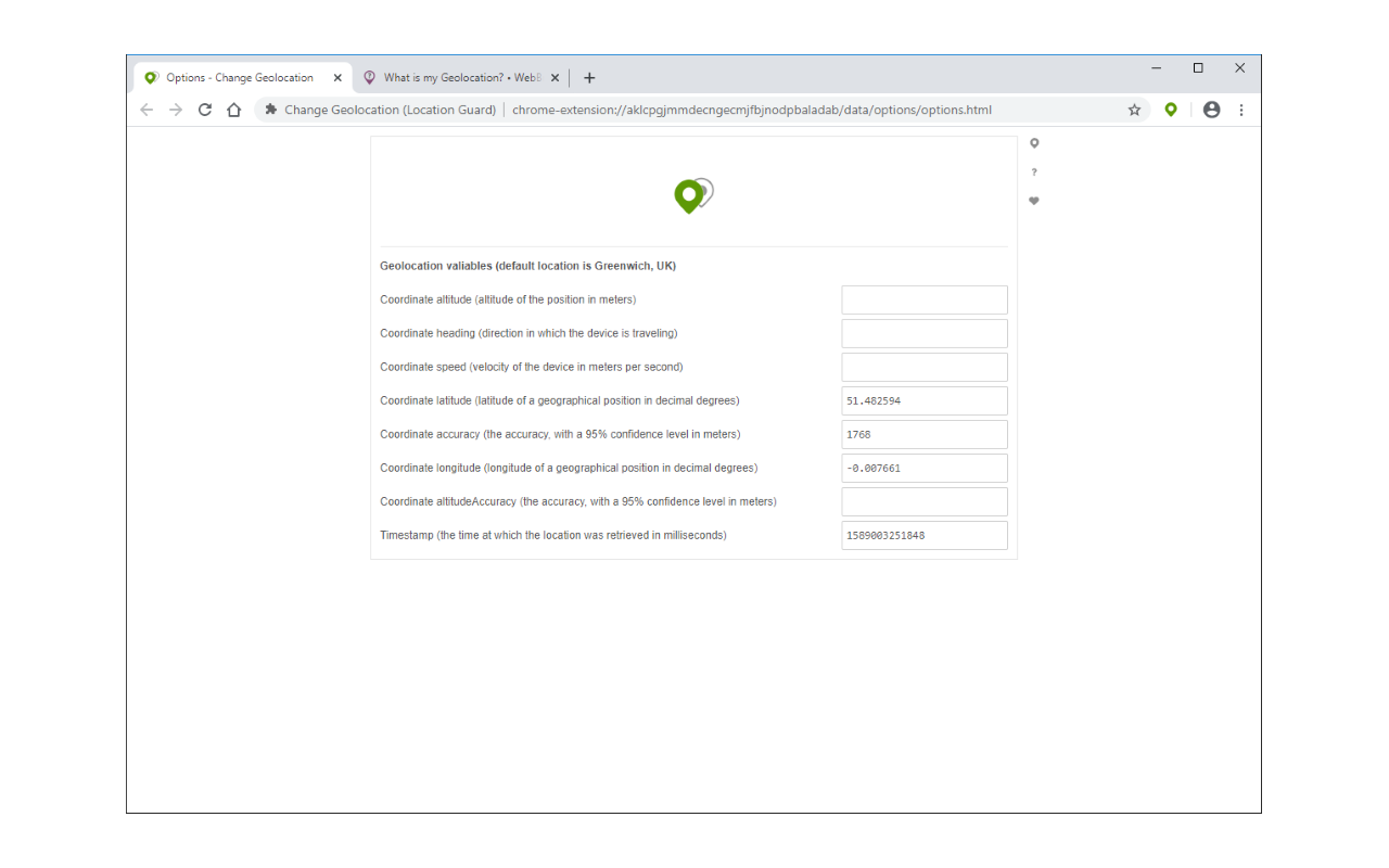 Change Geolocation (Location Guard) chrome谷歌浏览器插件_扩展第1张截图