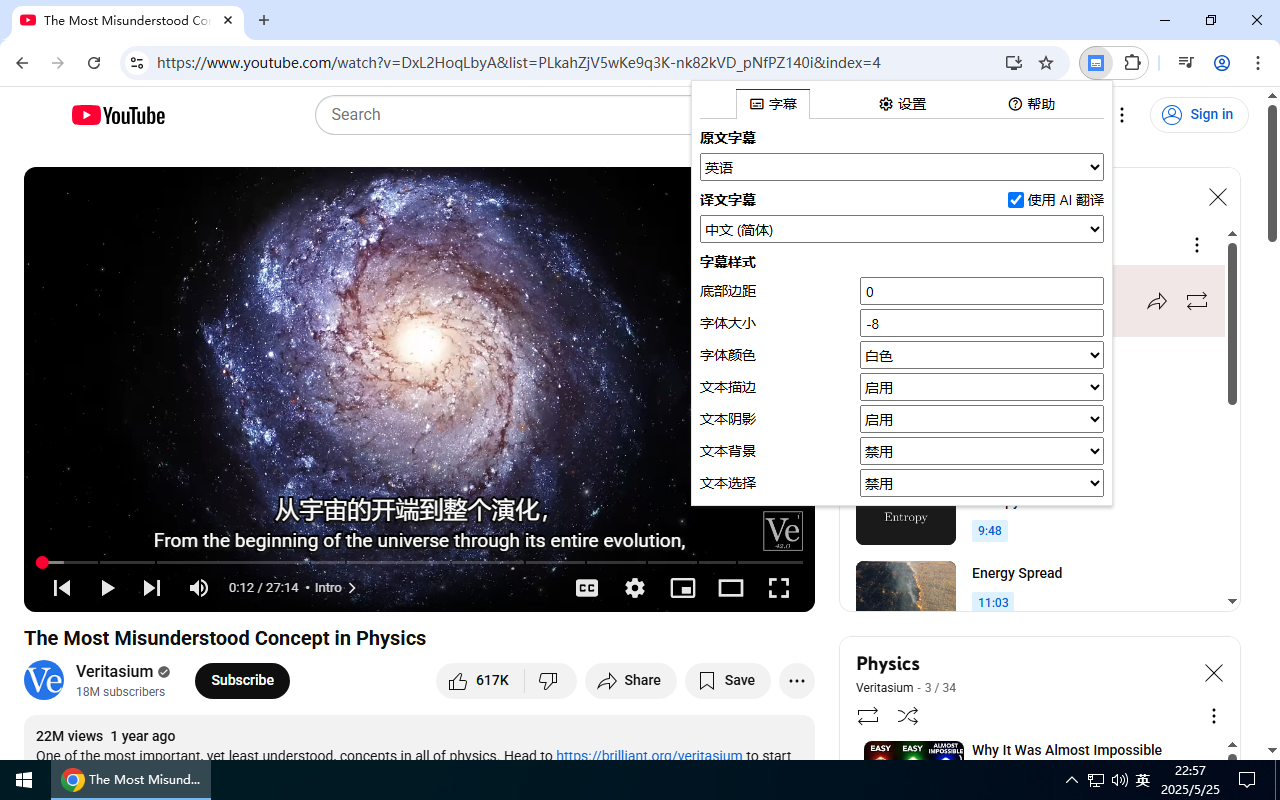 Dualsub chrome谷歌浏览器插件_扩展第3张截图