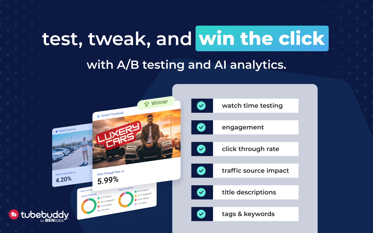 TubeBuddy for YouTube™ chrome谷歌浏览器插件_扩展第2张截图