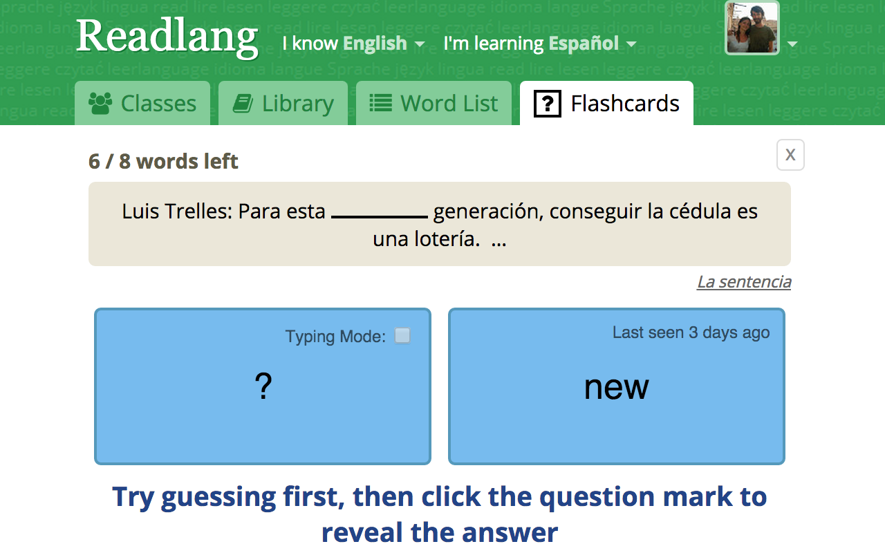 Readlang Web Reader chrome谷歌浏览器插件_扩展第3张截图