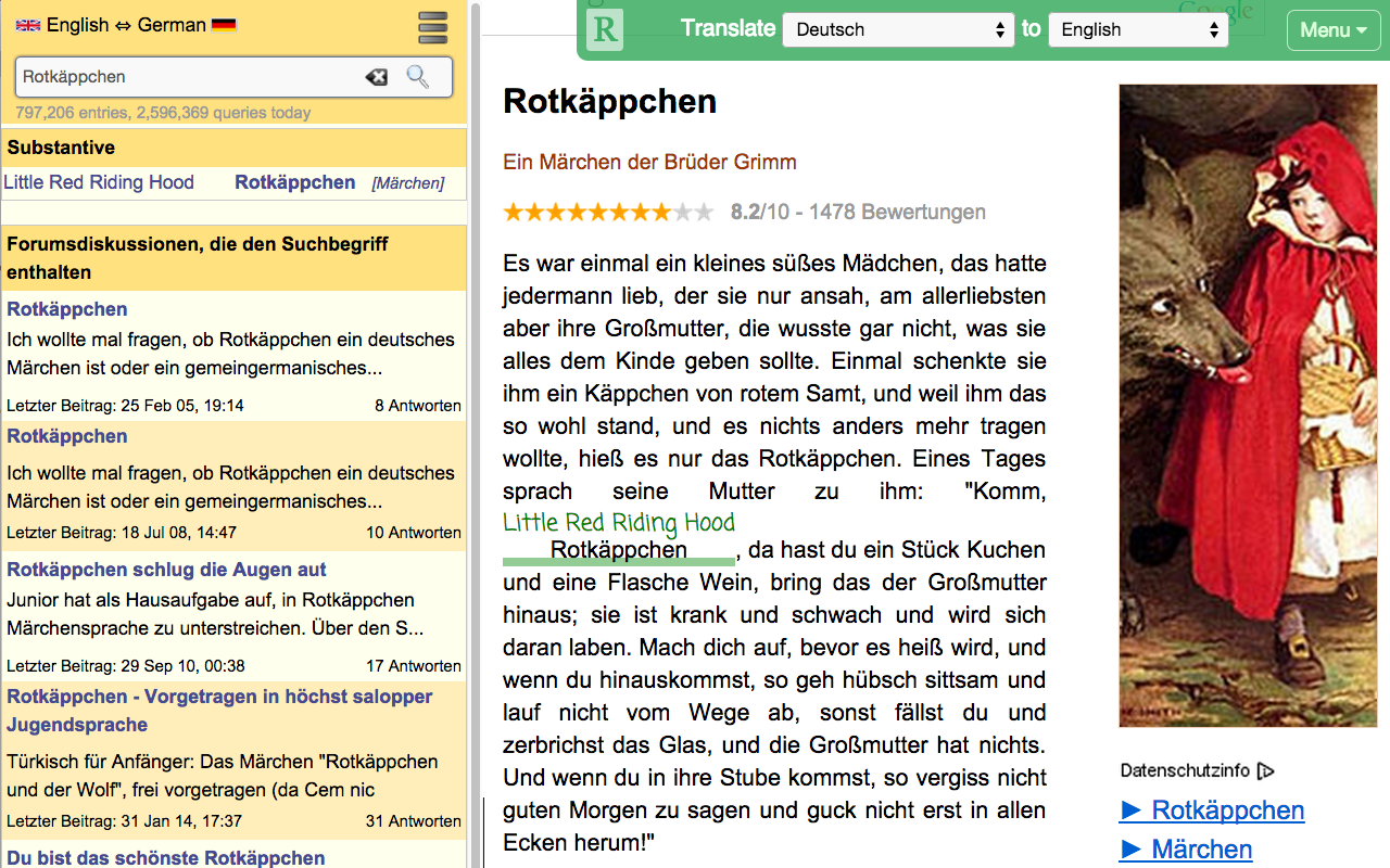 Readlang Web Reader chrome谷歌浏览器插件_扩展第4张截图
