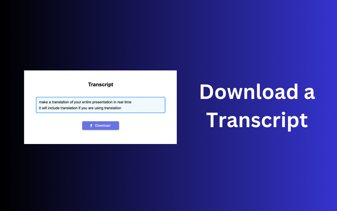 Captions for Live Presentations chrome谷歌浏览器插件_扩展第5张截图