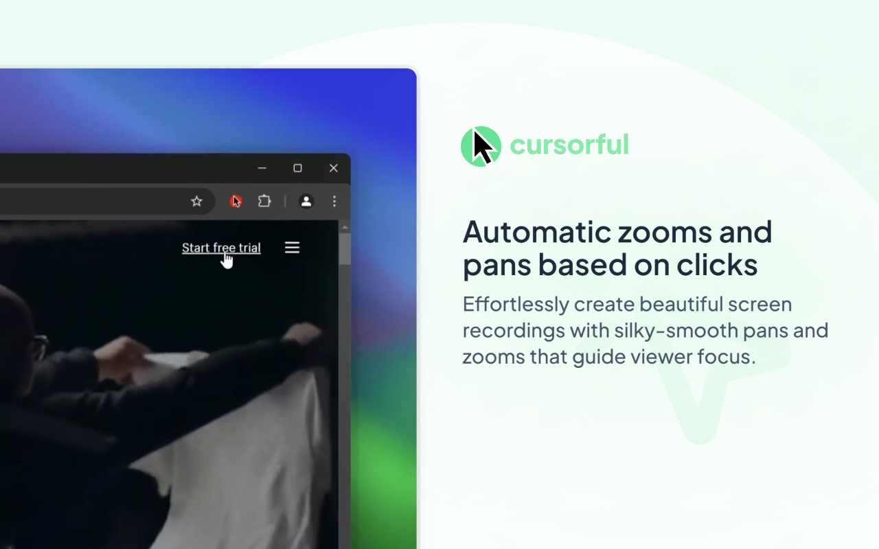 Cursorful - Screen Recorder with Auto Zoom chrome谷歌浏览器插件_扩展第2张截图
