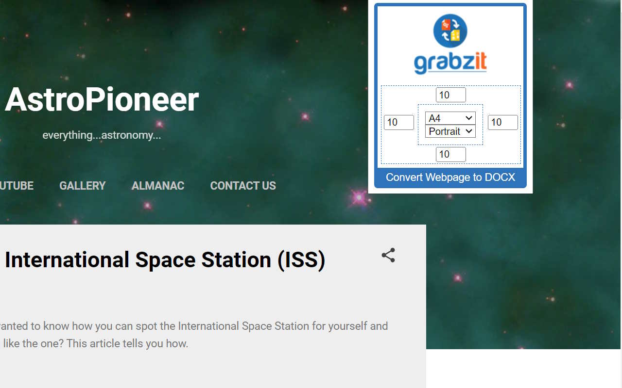 Webpage to DOCX chrome谷歌浏览器插件_扩展第1张截图