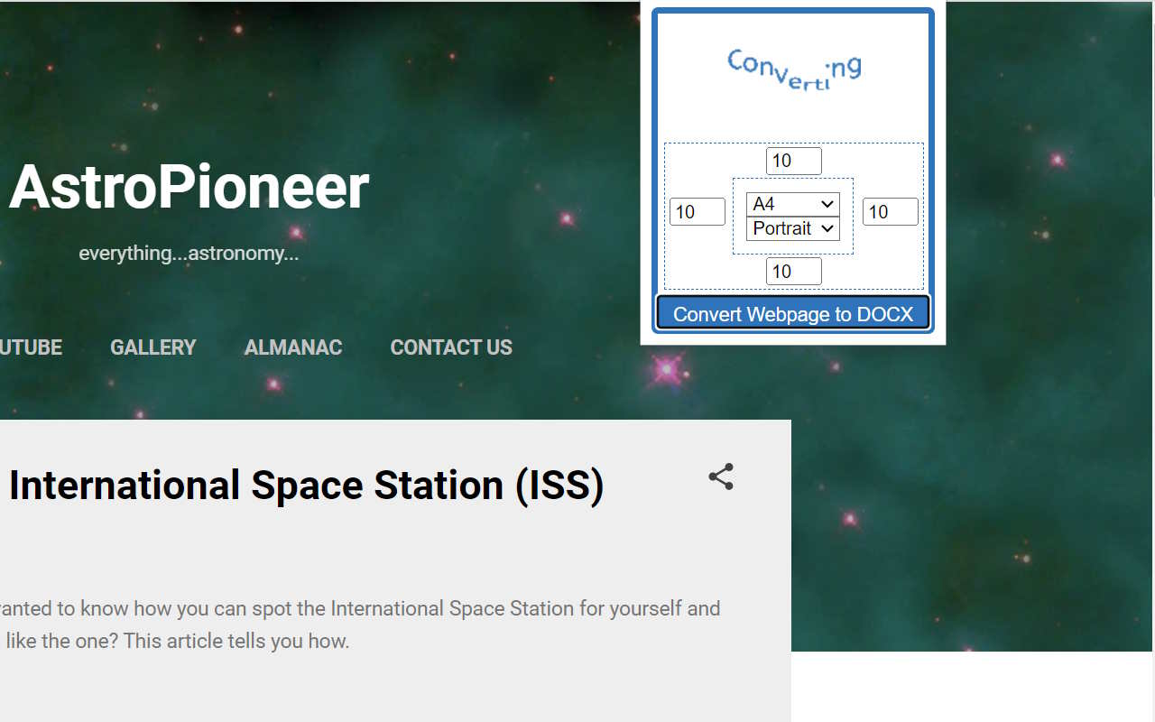 Webpage to DOCX chrome谷歌浏览器插件_扩展第2张截图