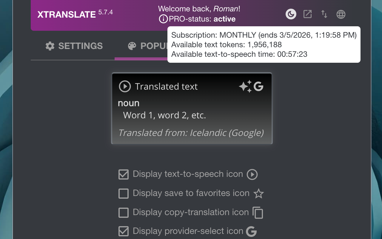 XTranslate chrome谷歌浏览器插件_扩展第1张截图