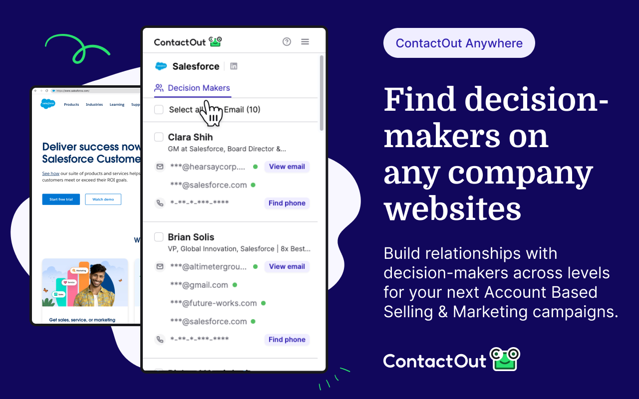 Email Finder by ContactOut – Email Lookup Tool chrome谷歌浏览器插件_扩展第2张截图