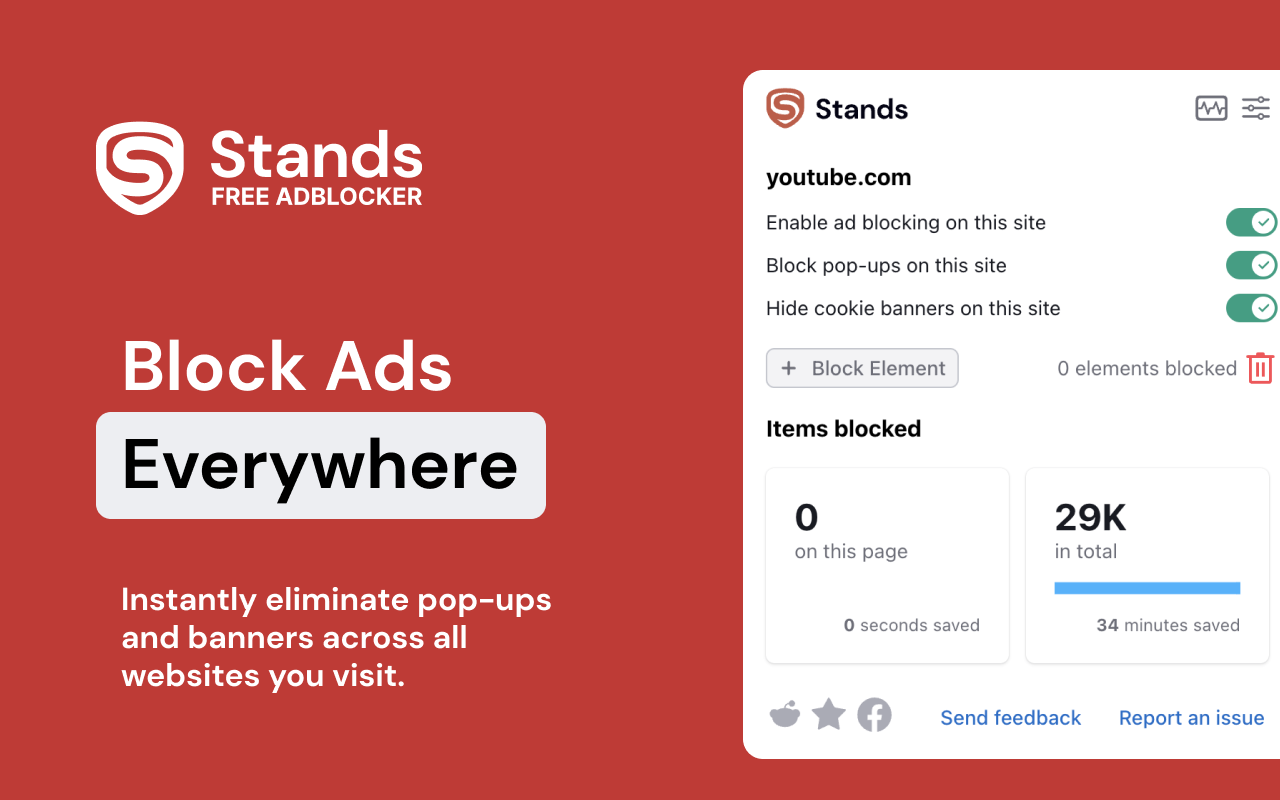 Ad Blocker: Stands AdBlocker chrome谷歌浏览器插件_扩展第2张截图
