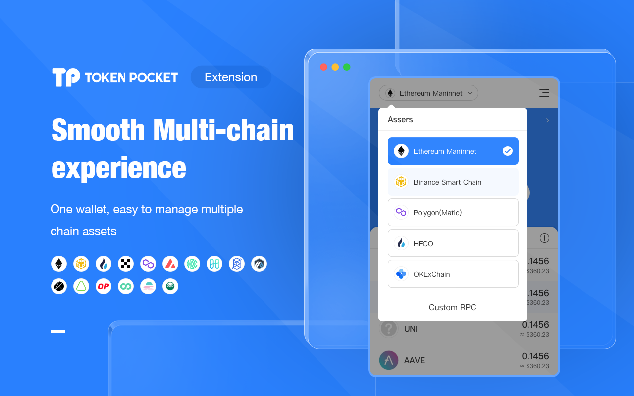 TokenPocket - Web3 & Crypto 钱包 chrome谷歌浏览器插件_扩展第4张截图
