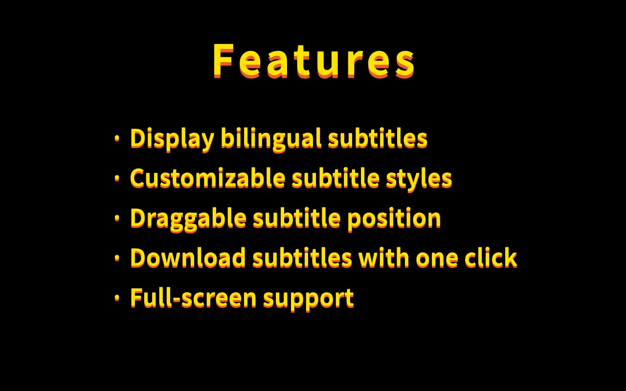 Netflix 双语字幕 - 字幕翻译器 chrome谷歌浏览器插件_扩展第2张截图