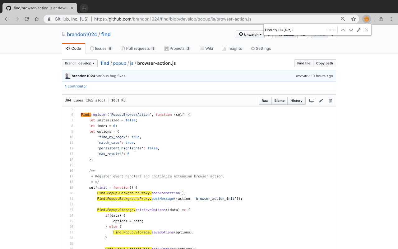 find+ | Regex Find-in-Page Tool chrome谷歌浏览器插件_扩展第2张截图