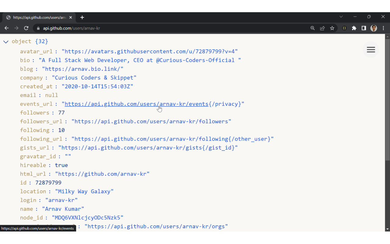 JSON Formatter chrome谷歌浏览器插件_扩展第4张截图