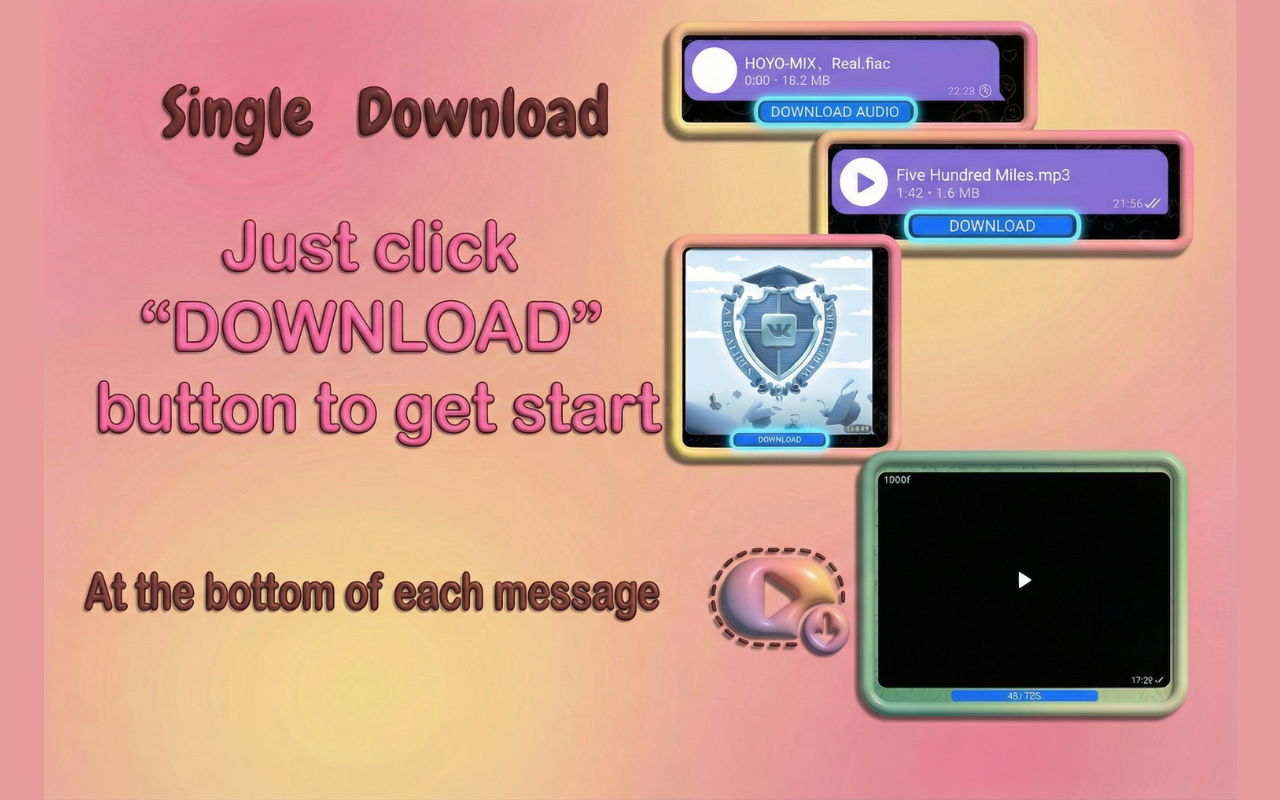 TG电报视频下载器(含隐私視頻) - 下載电报受限內容 chrome谷歌浏览器插件_扩展第4张截图