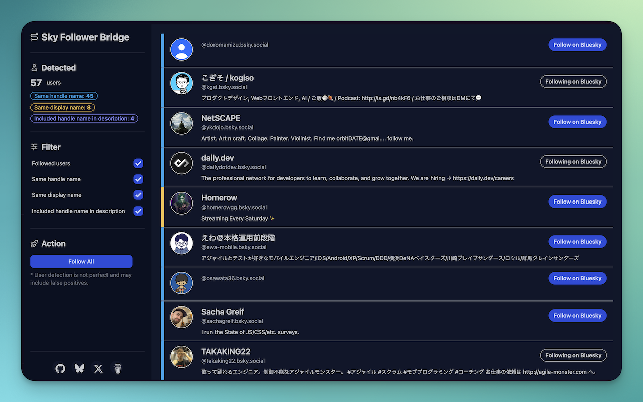 Sky Follower Bridge chrome谷歌浏览器插件_扩展第2张截图