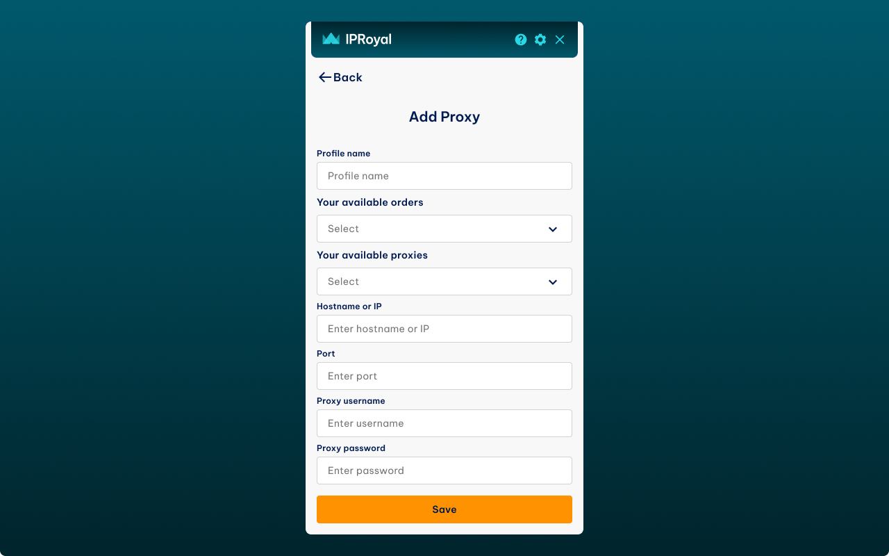IPRoyal Proxy Manager chrome谷歌浏览器插件_扩展第4张截图