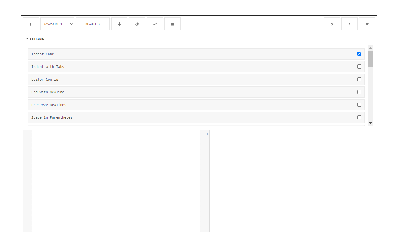 Code Beautifier (JS, CSS, HTML) chrome谷歌浏览器插件_扩展第3张截图
