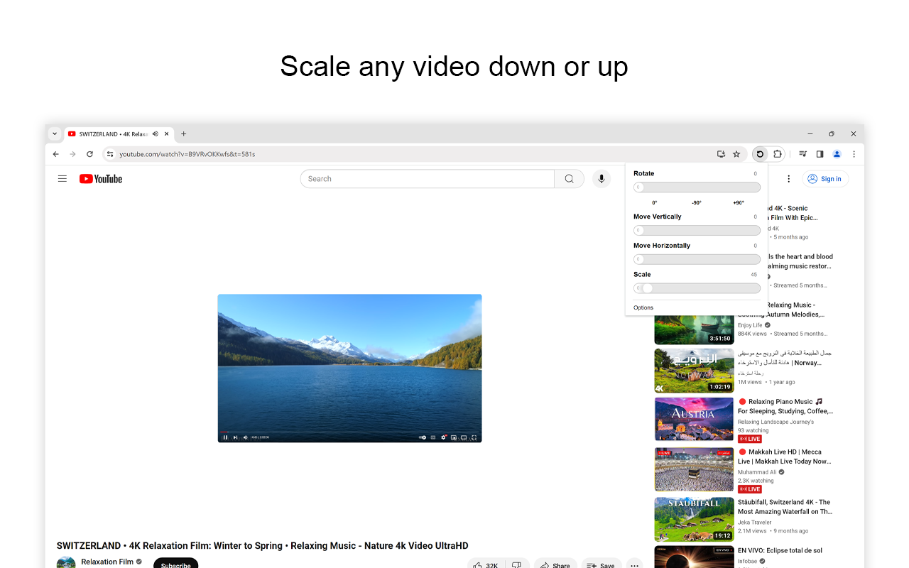 Rotate that Video Player chrome谷歌浏览器插件_扩展第2张截图