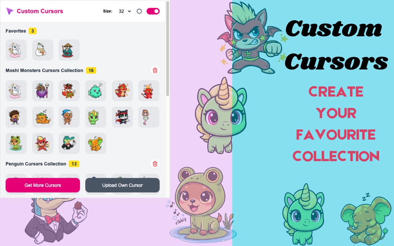 自定义光标 - 适用于 Chrome 的有趣动画光标 chrome谷歌浏览器插件_扩展第3张截图