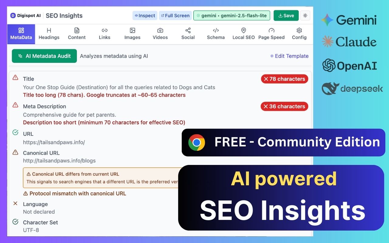 Digispot AI - SEO Insights chrome谷歌浏览器插件_扩展第2张截图