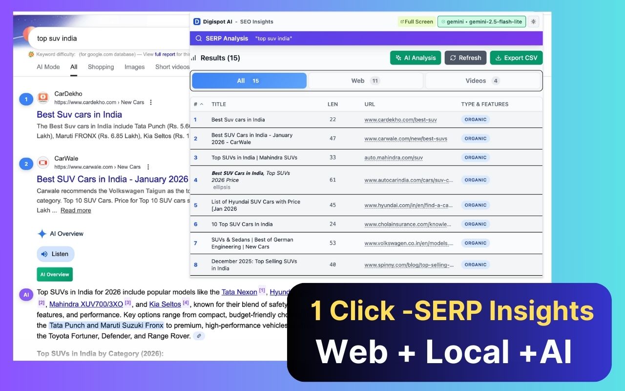 Digispot AI - SEO Insights chrome谷歌浏览器插件_扩展第4张截图