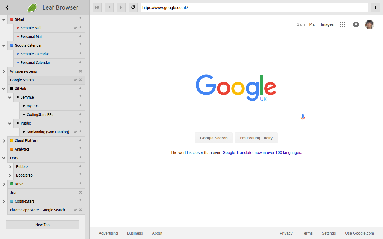 Leaf Browser (Converted) chrome谷歌浏览器插件_扩展第1张截图