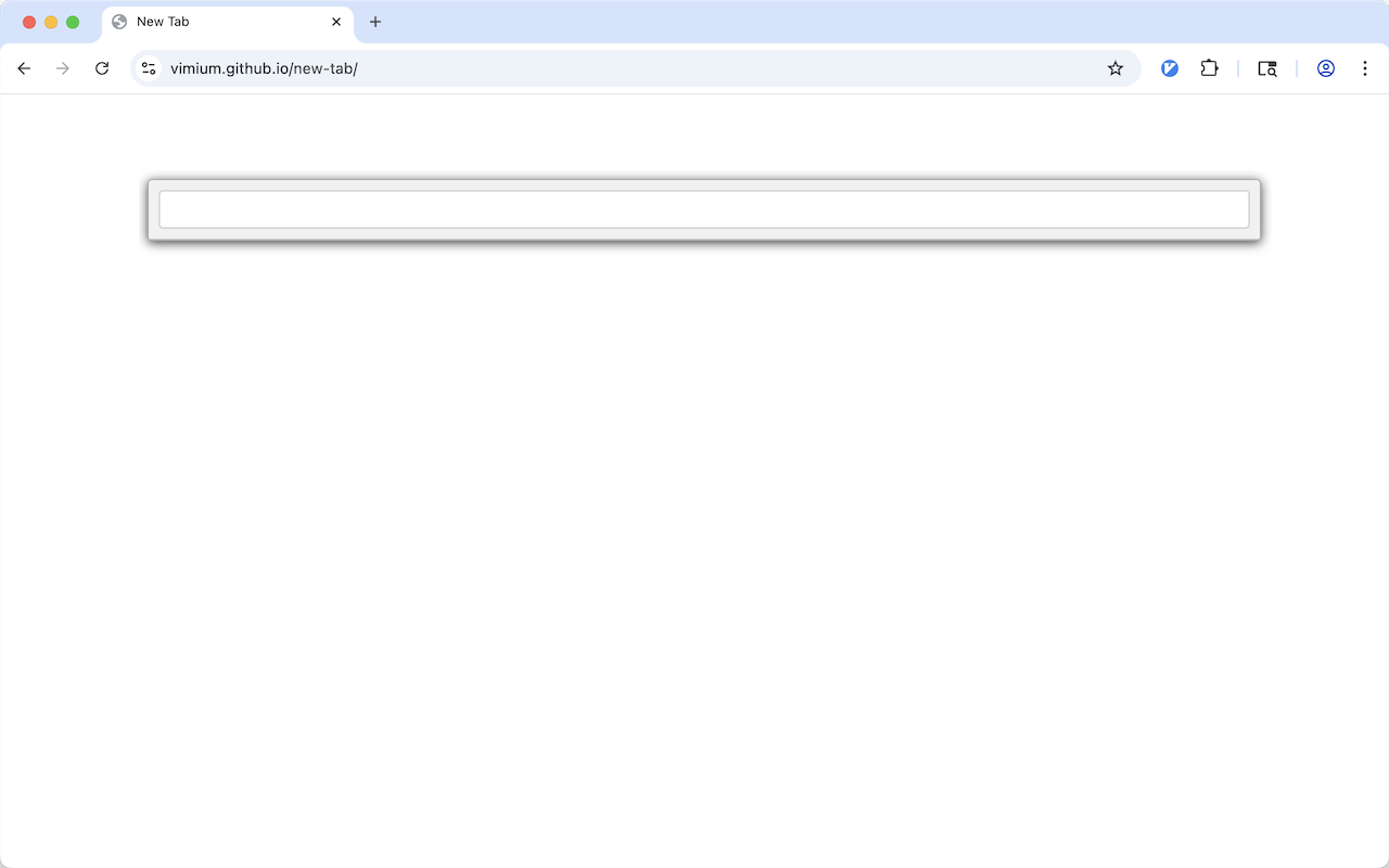 Vimium New Tab Page chrome谷歌浏览器插件_扩展第1张截图