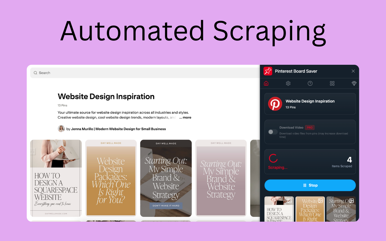 Pinterest Board Saver chrome谷歌浏览器插件_扩展第2张截图