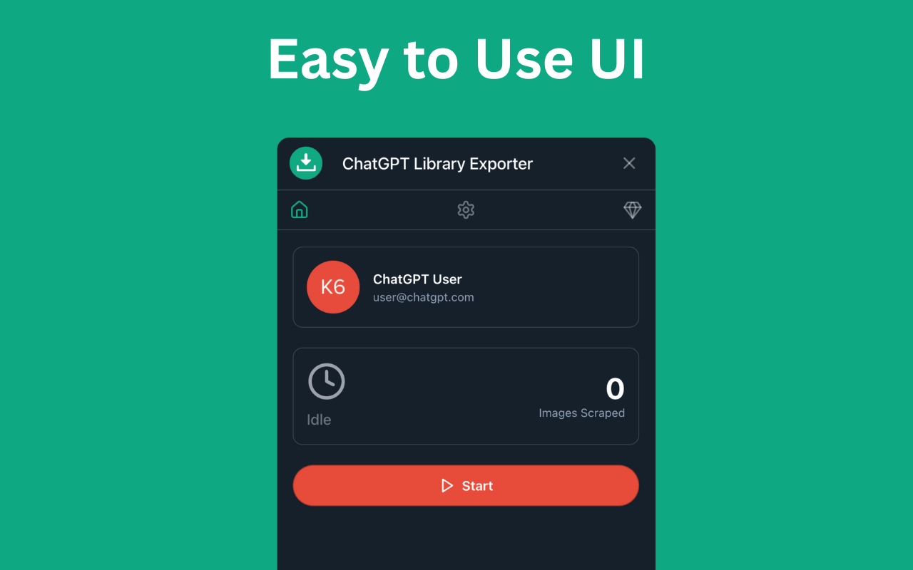 ChatGPT Library Exporter - Download ChatGPT Image Data chrome谷歌浏览器插件_扩展第4张截图