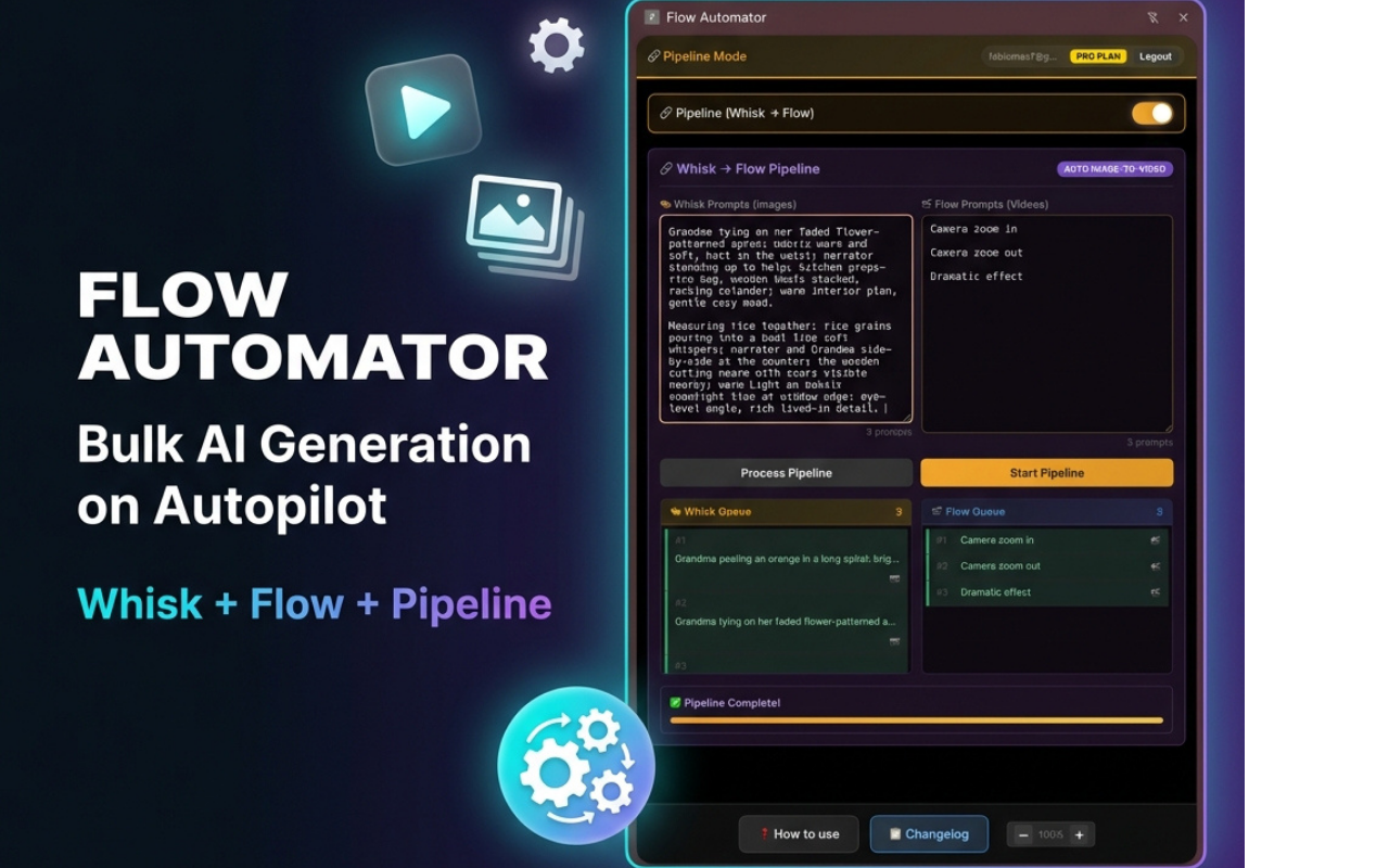 Flow Automator chrome谷歌浏览器插件_扩展第3张截图