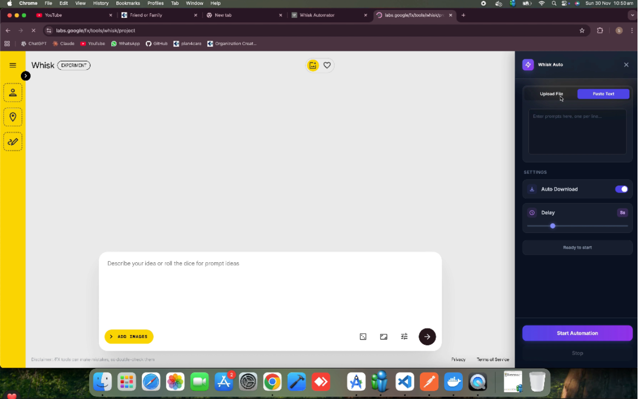Whisk Automator chrome谷歌浏览器插件_扩展第1张截图