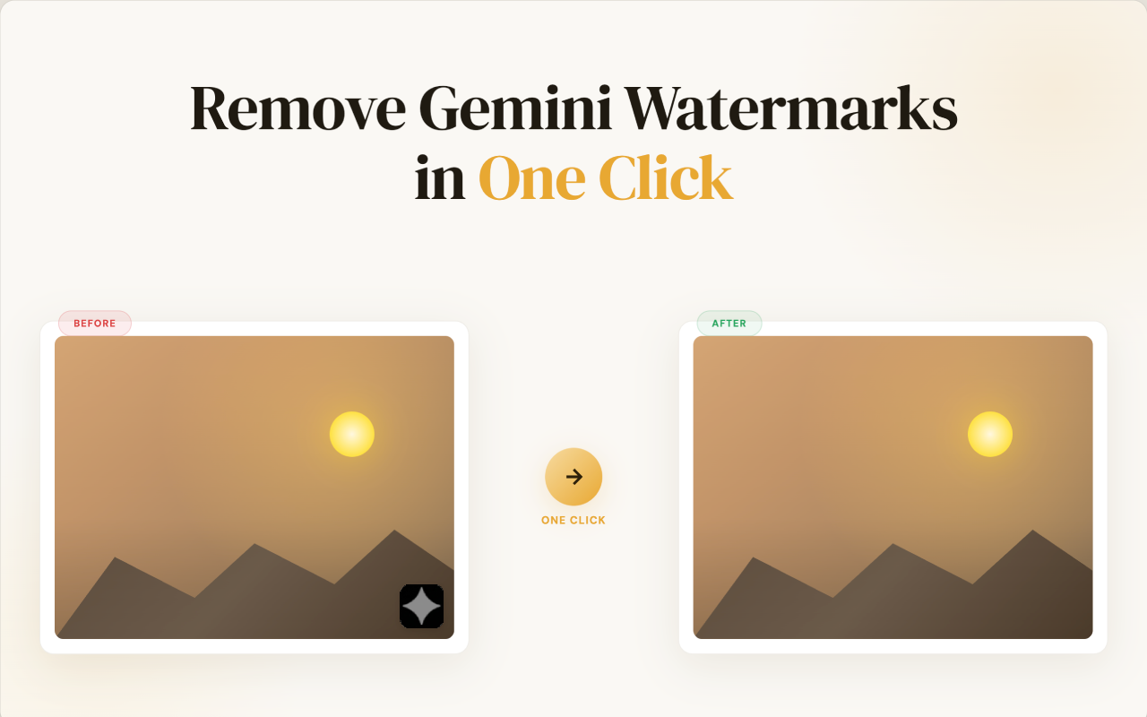 Gemini AI 图片水印移除工具 - 一键去水印，批量导出ZIP chrome谷歌浏览器插件_扩展第1张截图