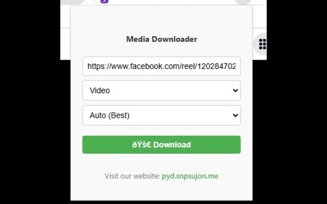 Universal Media Downloader chrome谷歌浏览器插件_扩展第2张截图