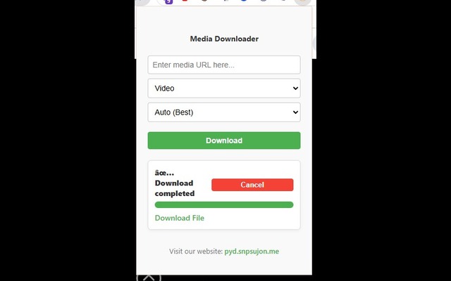 Universal Media Downloader chrome谷歌浏览器插件_扩展第3张截图
