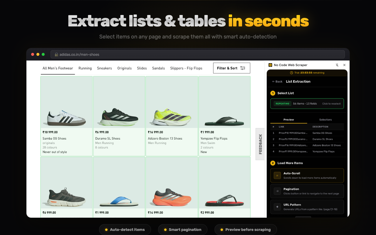 No Code Web Scraper chrome谷歌浏览器插件_扩展第3张截图