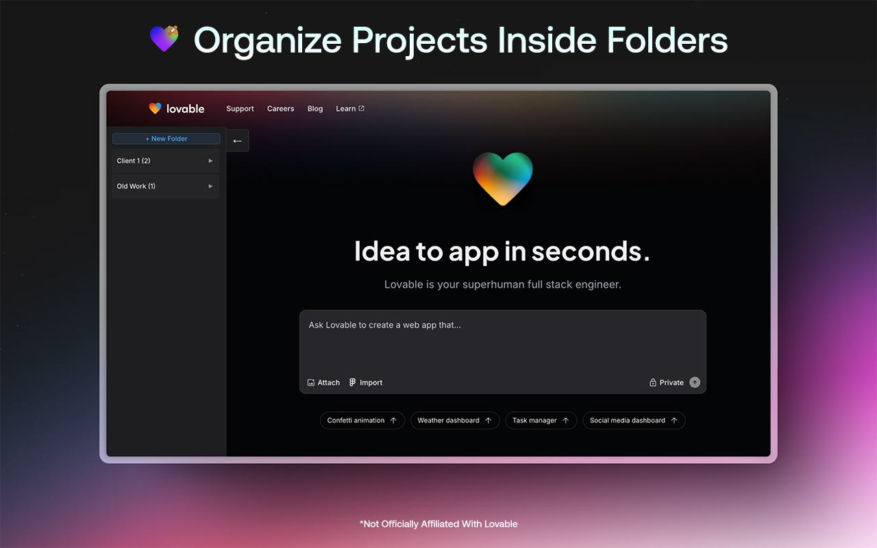 Lovable.dev Add-ons chrome谷歌浏览器插件_扩展第1张截图
