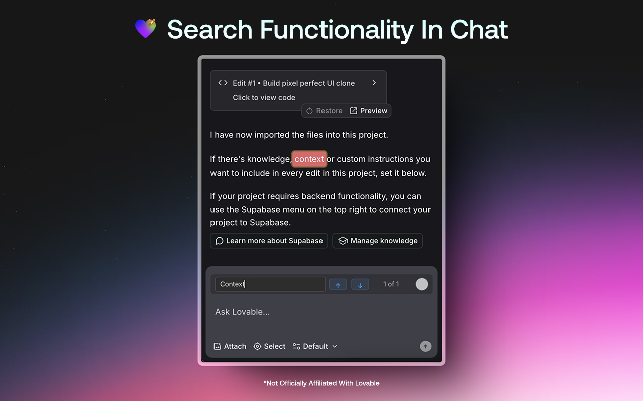 Lovable.dev Add-ons chrome谷歌浏览器插件_扩展第2张截图