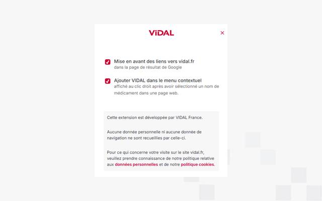 VIDAL chrome谷歌浏览器插件_扩展第3张截图