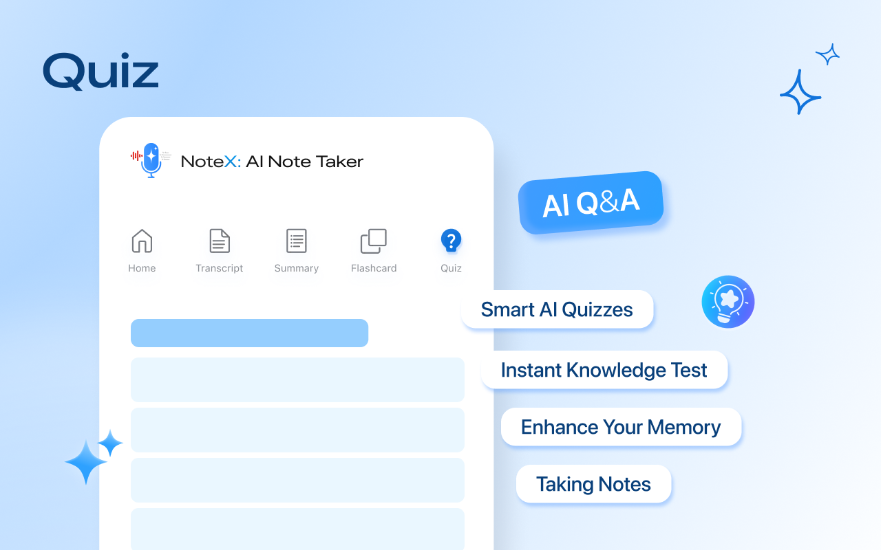 NoteX AI Note Taker chrome谷歌浏览器插件_扩展第2张截图