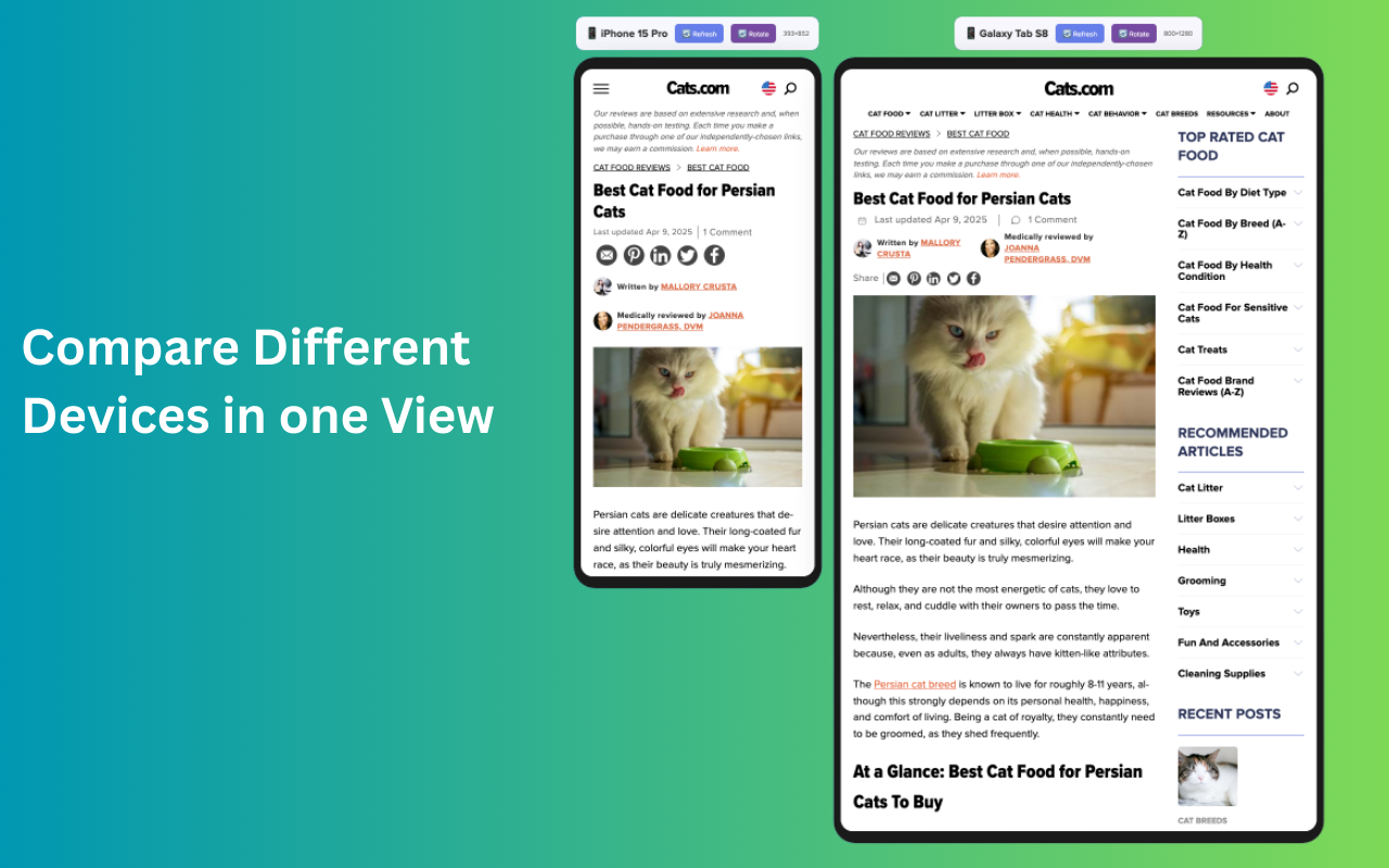 Mobile Simulator Extension: Responsive Viewer chrome谷歌浏览器插件_扩展第2张截图