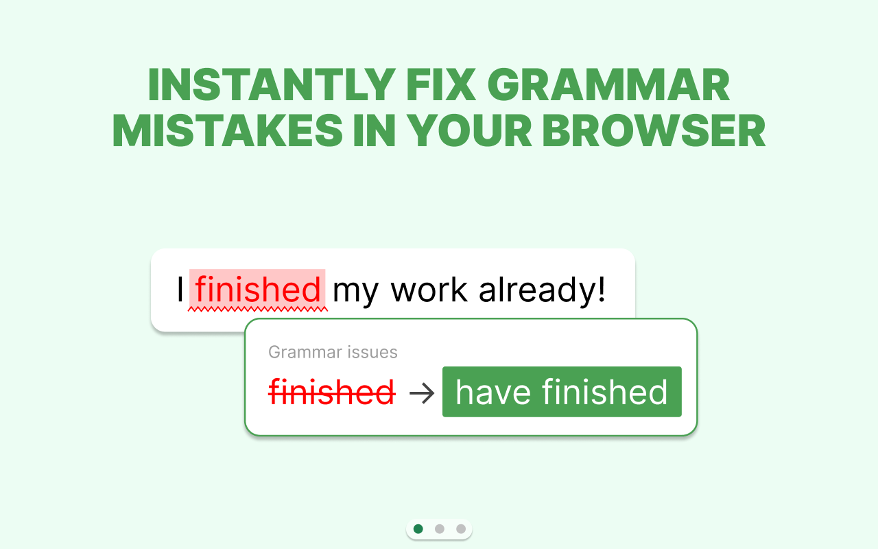 GrammarFix: Grammar Checker & Corrector chrome谷歌浏览器插件_扩展第3张截图