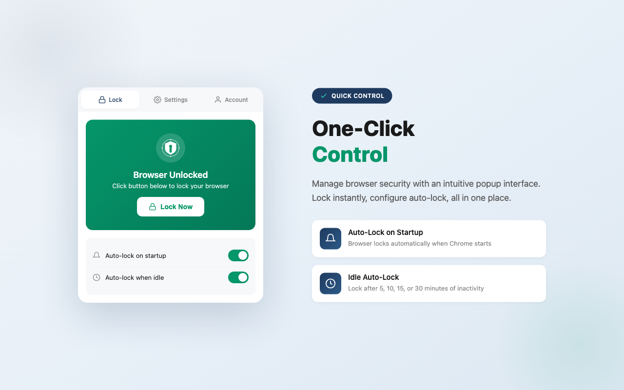 Chrome Lock | 浏览器密码锁扩展 - ChromeLock.net chrome谷歌浏览器插件_扩展第2张截图