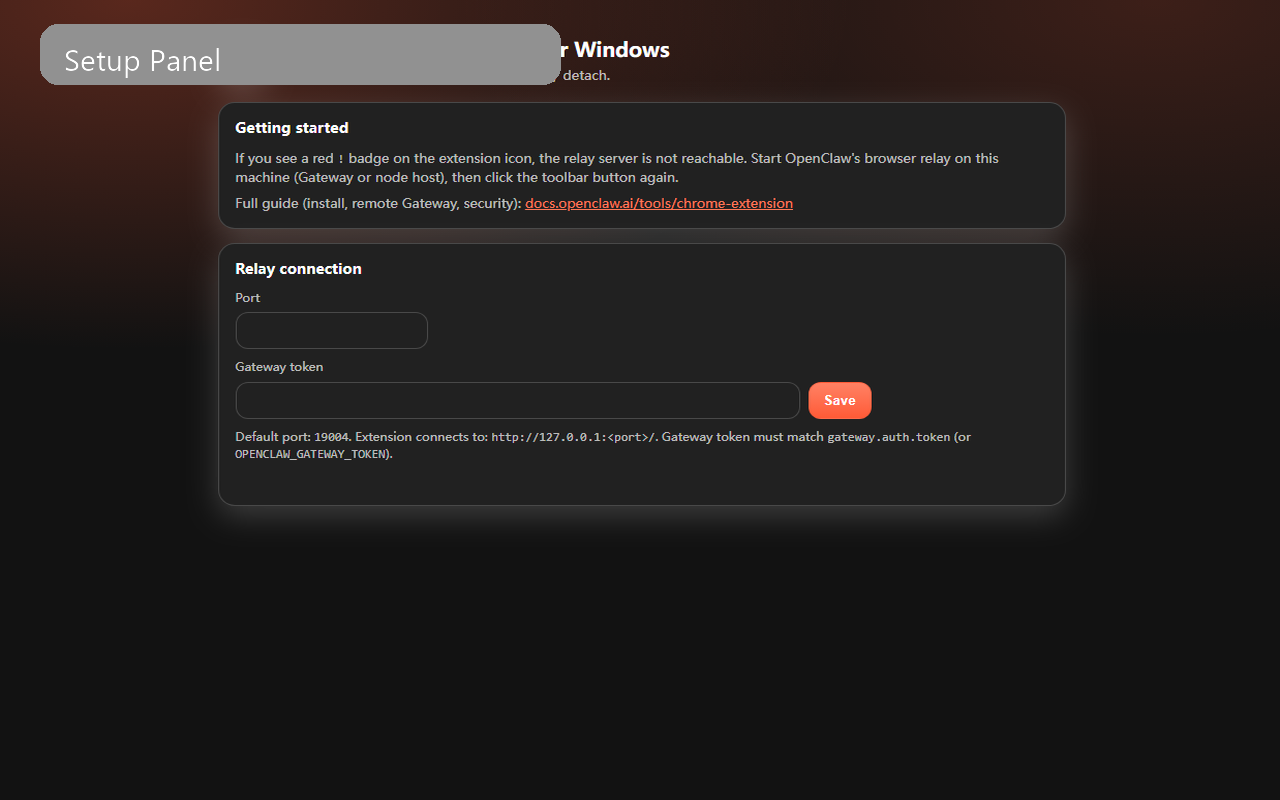 OpenClaw Browser Relay for Windows chrome谷歌浏览器插件_扩展第1张截图