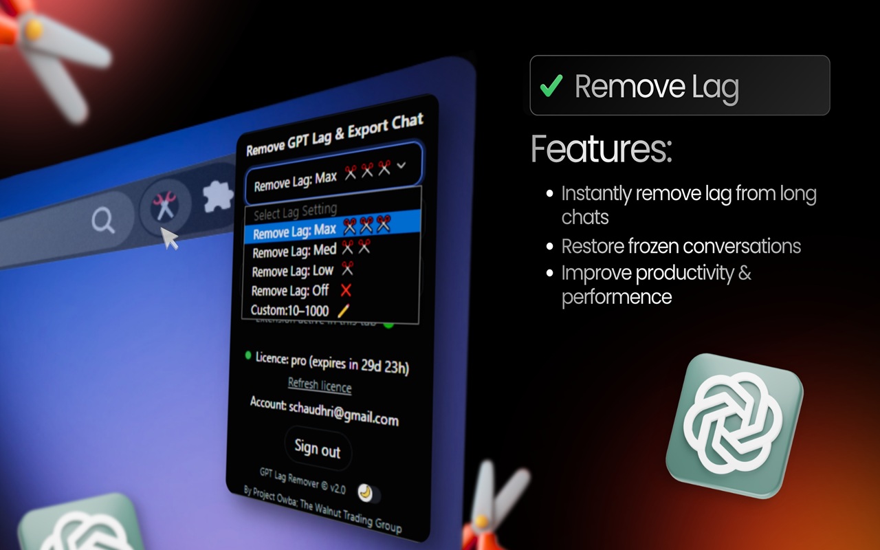 GPT Lag Remover Tool Box by Project OWBA chrome谷歌浏览器插件_扩展第3张截图