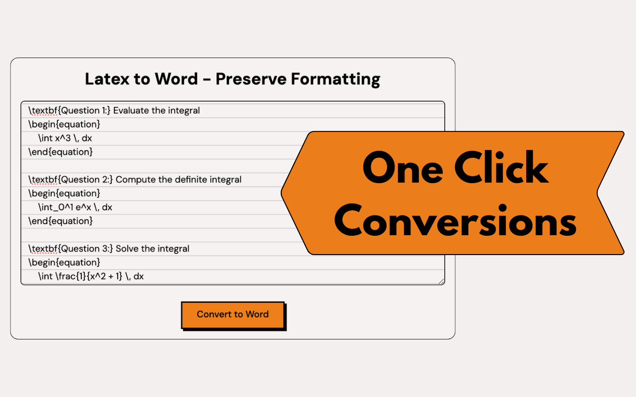 LaTeX to Word - Preserve Formatting chrome谷歌浏览器插件_扩展第1张截图