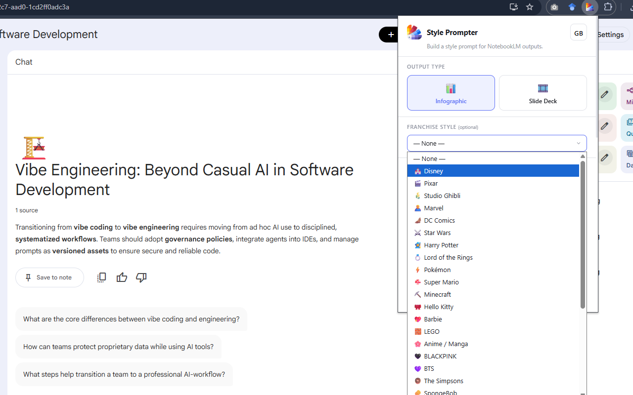 NotebookLM Style Prompter chrome谷歌浏览器插件_扩展第3张截图