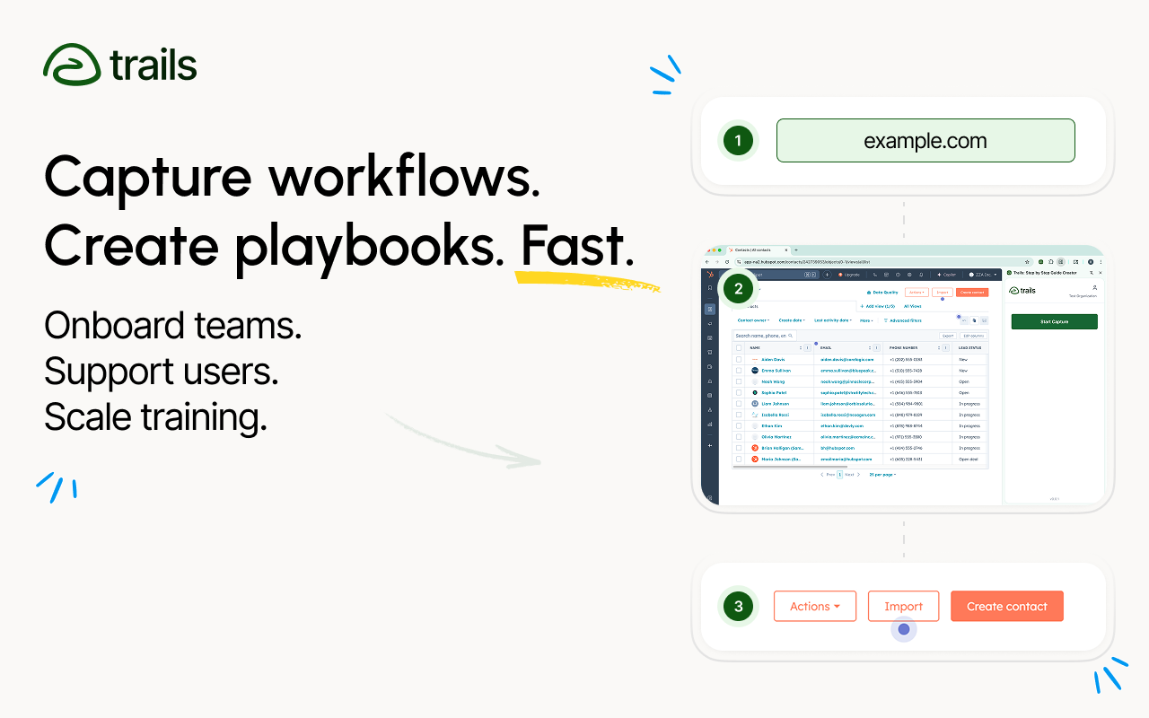 Trails: Step by Step Guide Creator chrome谷歌浏览器插件_扩展第3张截图