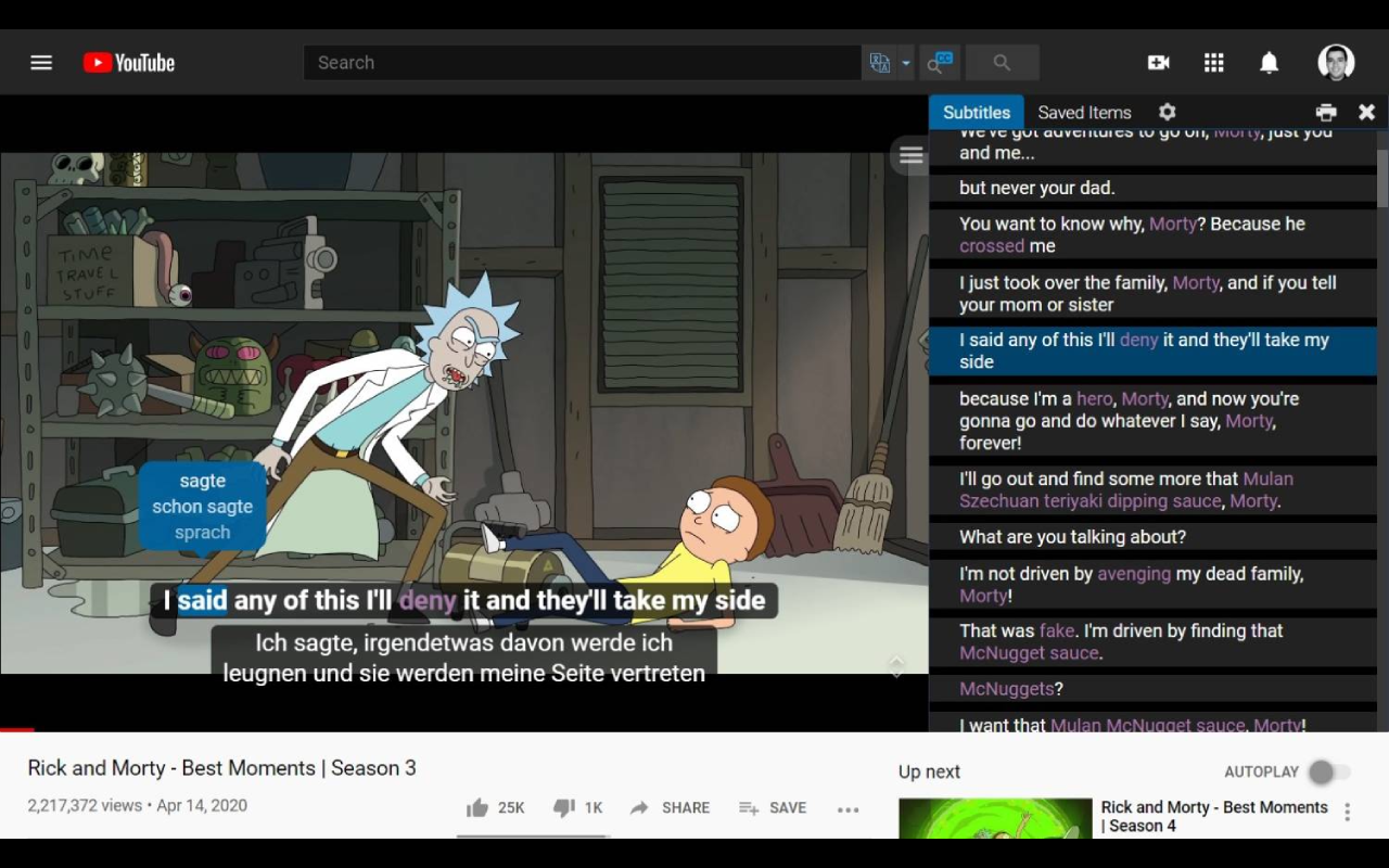 Language Reactor - 截图 2